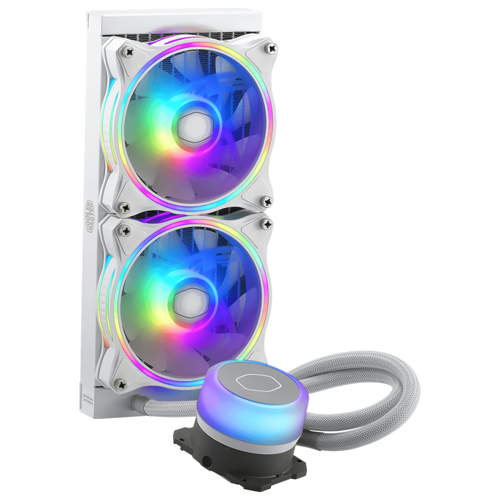 Water Cooler para Processador Cooler Master MasterLiquid ML240 Illusion White Edition RGB -MLX-D24M-A18PW-R1