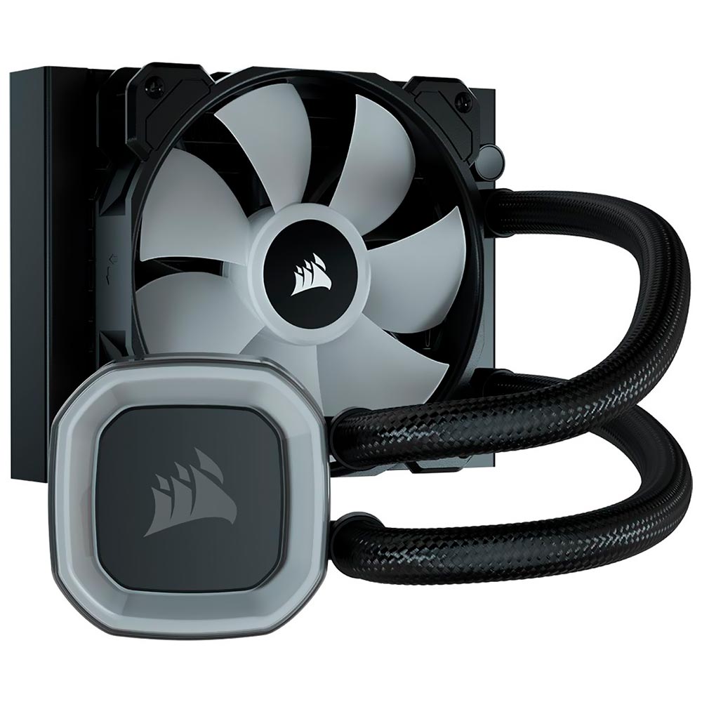 Water Cooler para Processador Corsair H55 RGB 120MM CW-9060052-WW - Preto