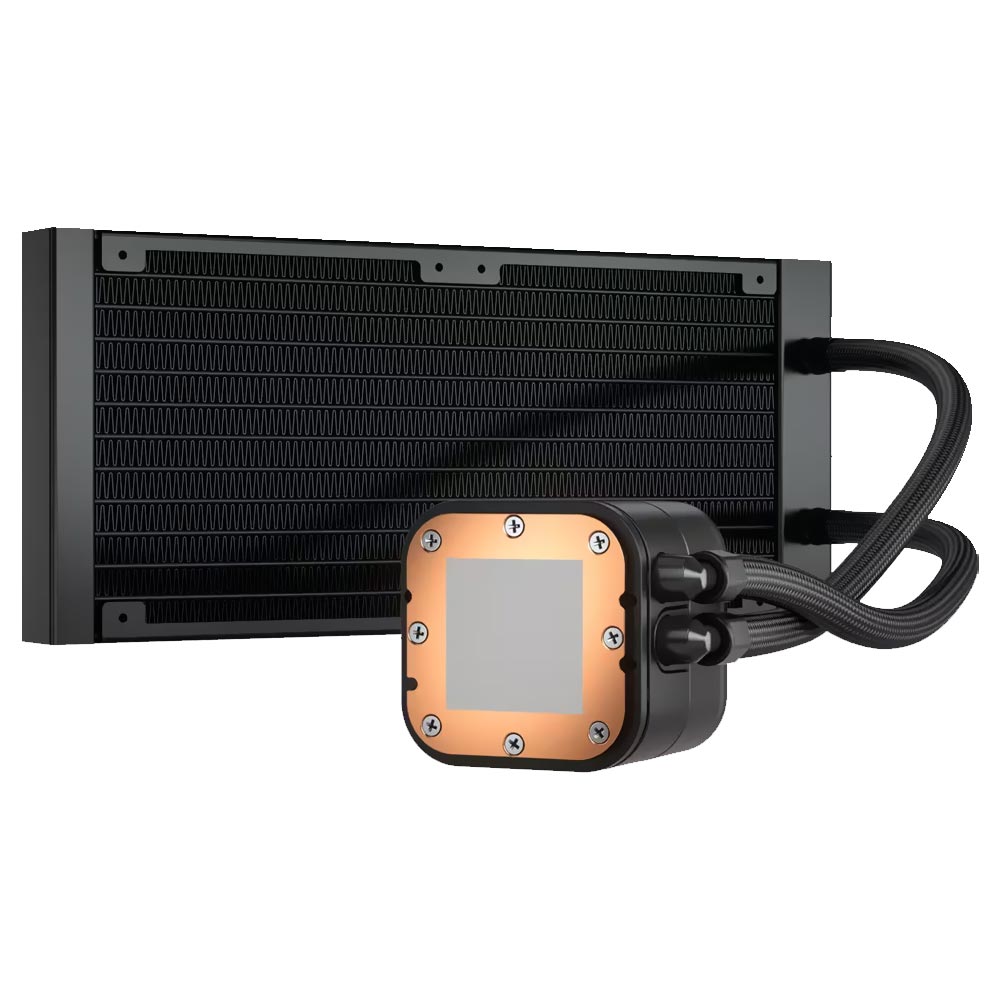 Water Cooler para Processador Corsair ICUE H100I Elite RGB 240MM CW-9060058-WW - Preto