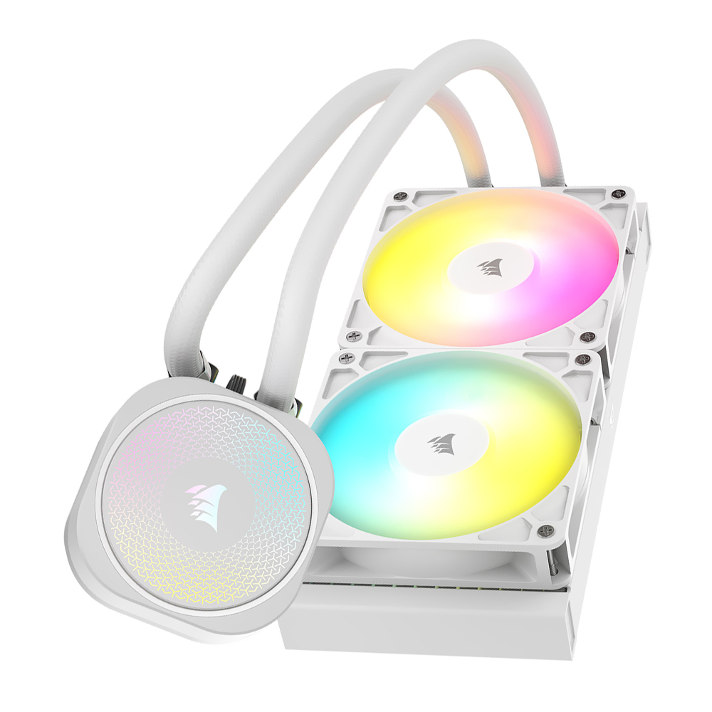 Water Cooler para Processador Corsair Nautilus 240 RS ARGB 240MM - Branco (CW-9060094-WW)