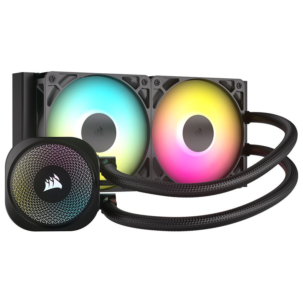 Water Cooler para Processador Corsair Nautilus 240 RS ARGB 240MM - Preto (CW-9060092-WW)