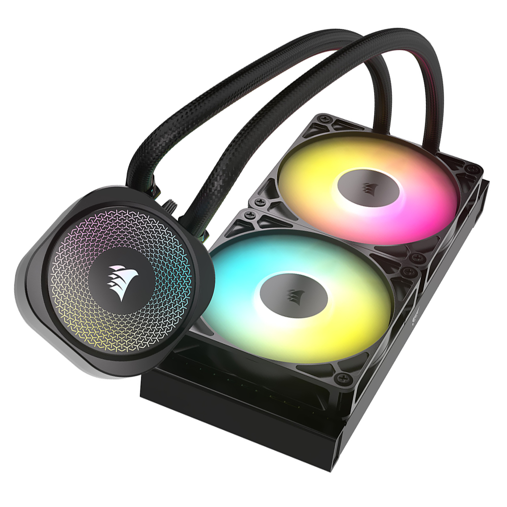 Water Cooler para Processador Corsair Nautilus 240 RS ARGB 240MM - Preto (CW-9060092-WW)
