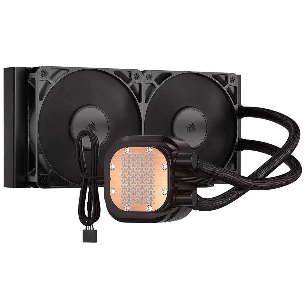 Water Cooler para Processador Corsair Nautilus 240 RS LCD 240MM - Preto (CW-9061031-WW)