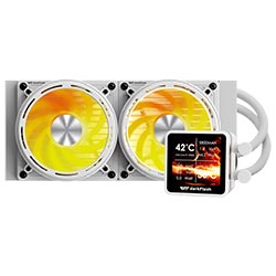 Water Cooler Para Processador darkFlash Explore Series DE240 240MM ARGB - Branco