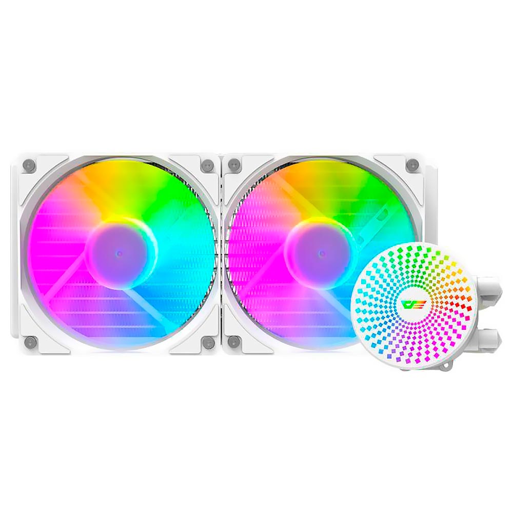 Water Cooler Para Processador darkFlash Radiant DC-240 240MM ARGB - Branco