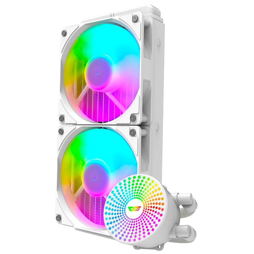 Water Cooler Para Processador darkFlash Radiant DC-240 240MM ARGB - Branco