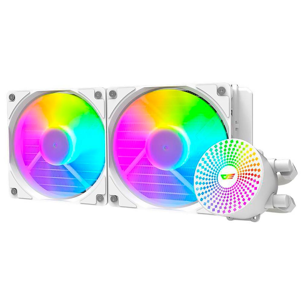 Water Cooler Para Processador darkFlash Radiant DC-240 240MM ARGB - Branco
