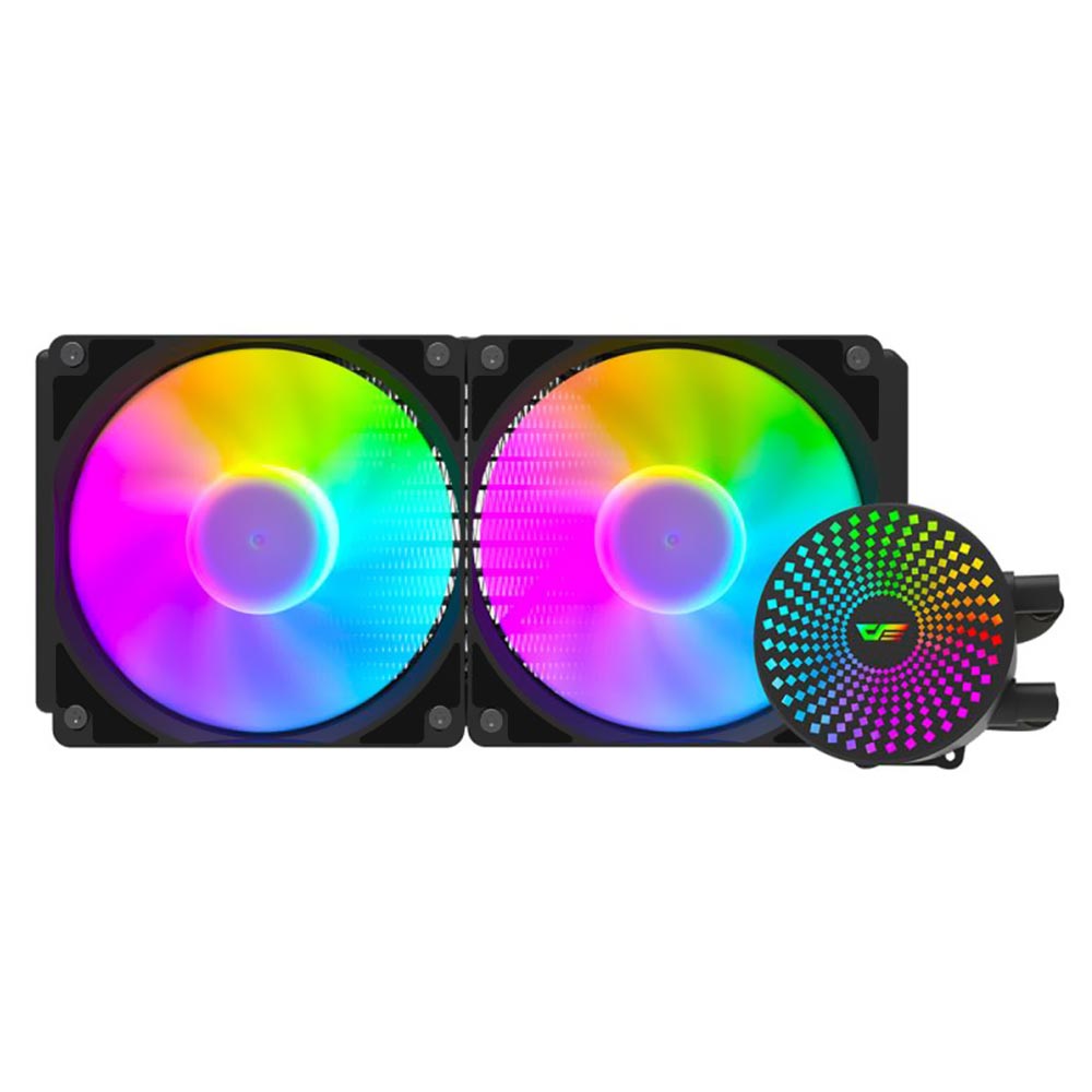Water Cooler Para Processador darkFlash Radiant DCS-240 240MM ARGB - Preto