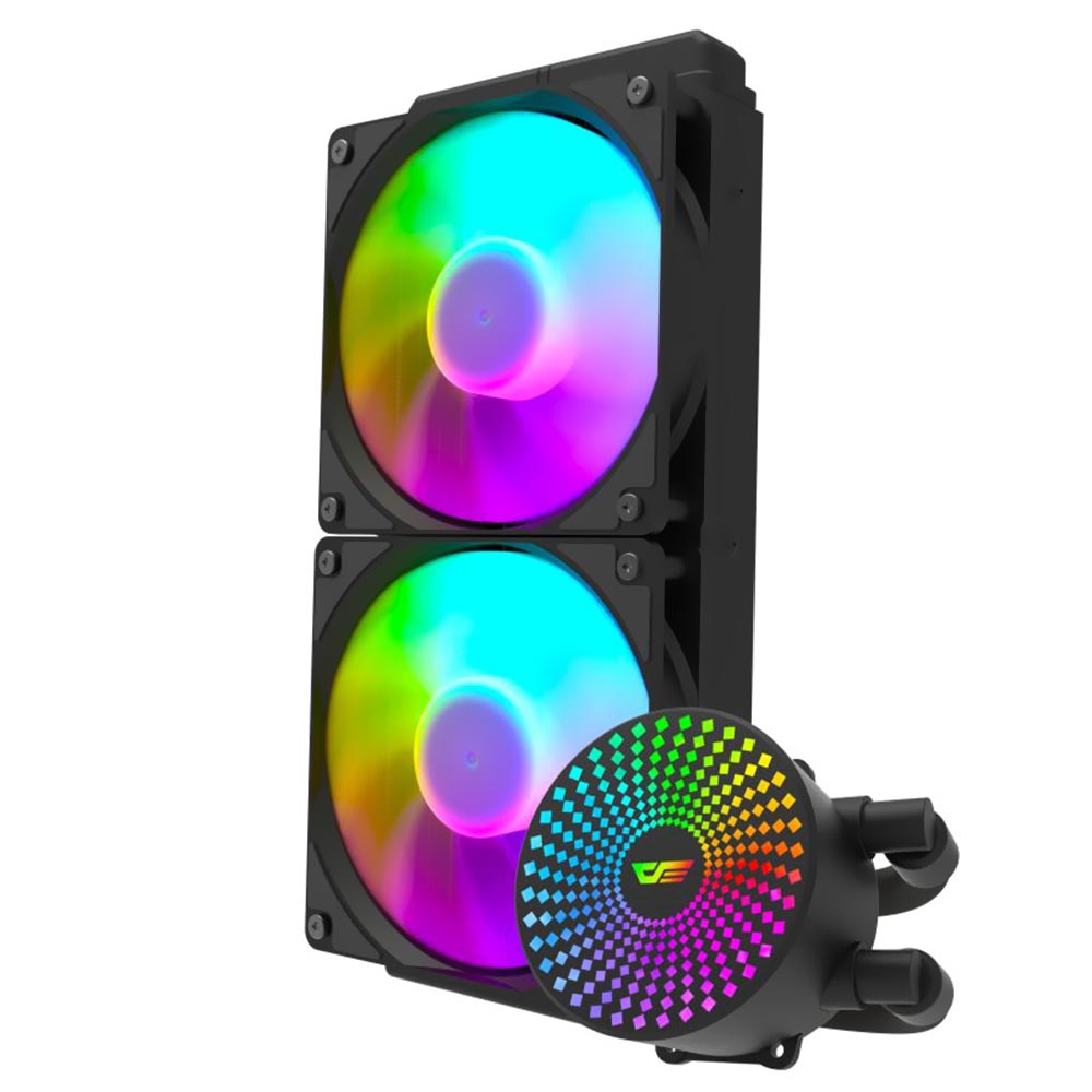 Water Cooler Para Processador darkFlash Radiant DCS-240 240MM ARGB - Preto