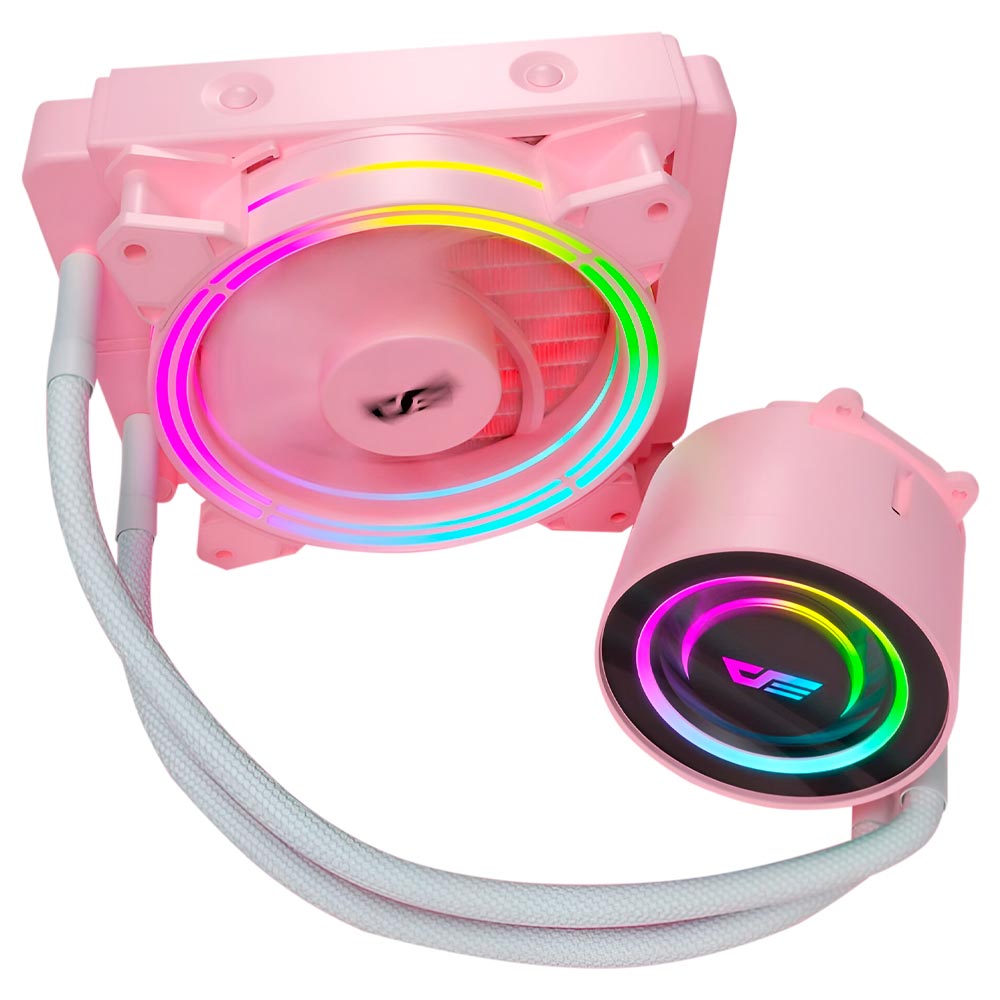 Water Cooler para Processador darkFlash Symphony TR120 HIGH 120MM RGB - Rosa