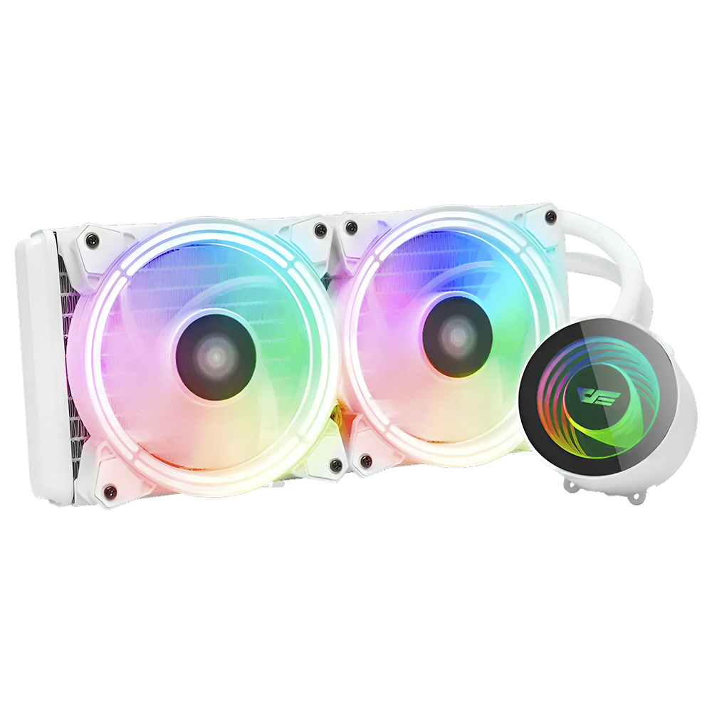 Water Cooler para Processador darkFlash Symphony TR240 HIGH 240MM RGB - Branco