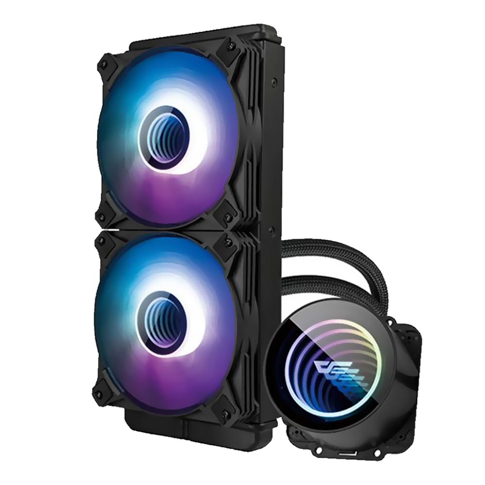 Water Cooler Para Processador darkFlash Twister DX-240 V2.6 240MM ARGB - Preto