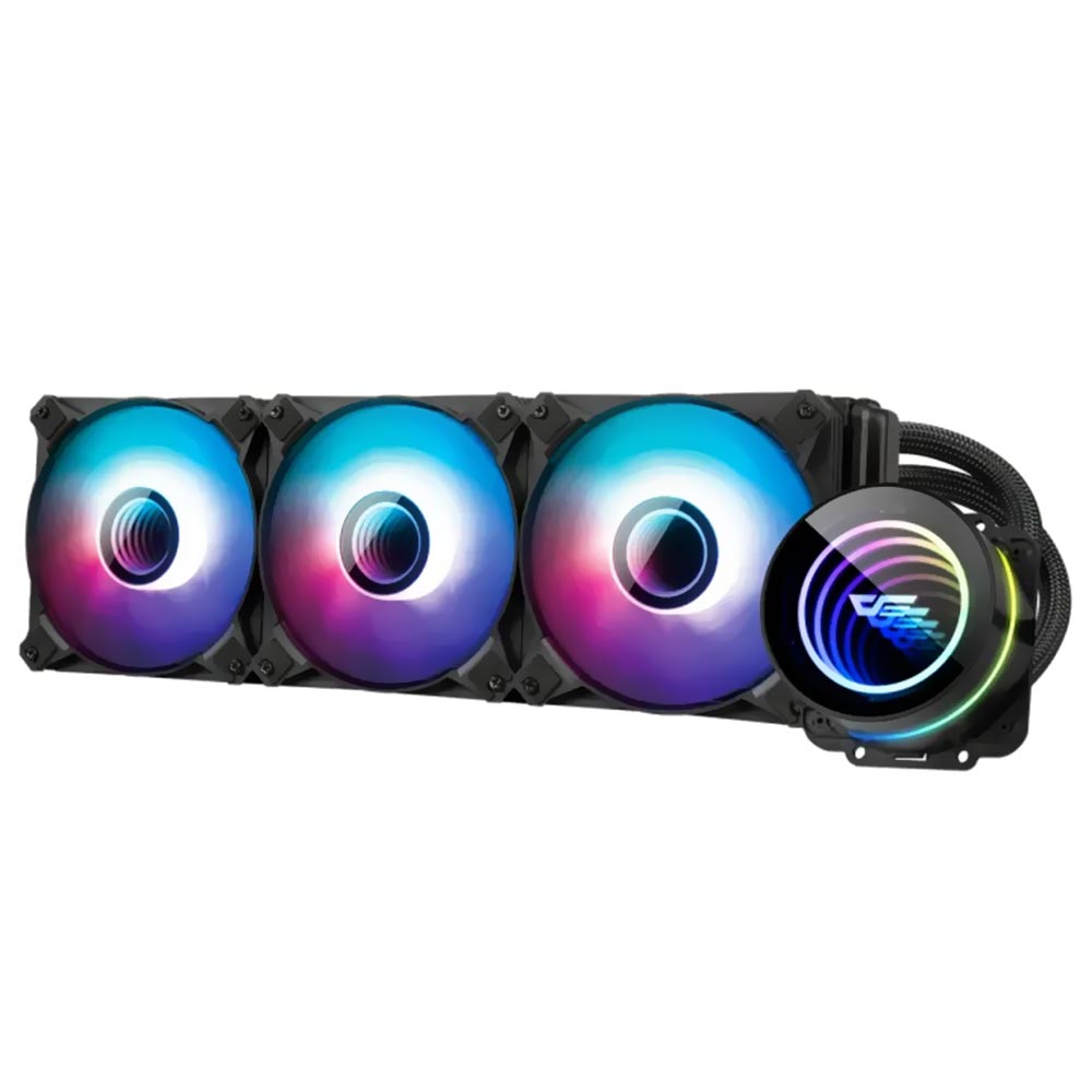 Water Cooler Para Processador darkFlash Twister DX-360 V2.6 360MM RGB - Preto