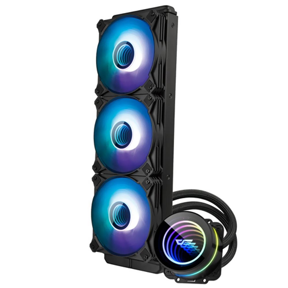 Water Cooler Para Processador darkFlash Twister DX-360 V2.6 360MM RGB - Preto