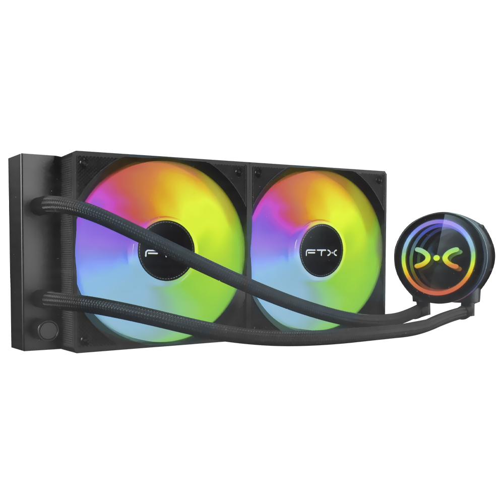 Water Cooler para Processador FTX Hydro FTXWC-B240 ARGB 240MM - Preto