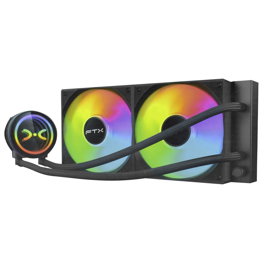 Water Cooler para Processador FTX Hydro FTXWC-B240 ARGB 240MM - Preto