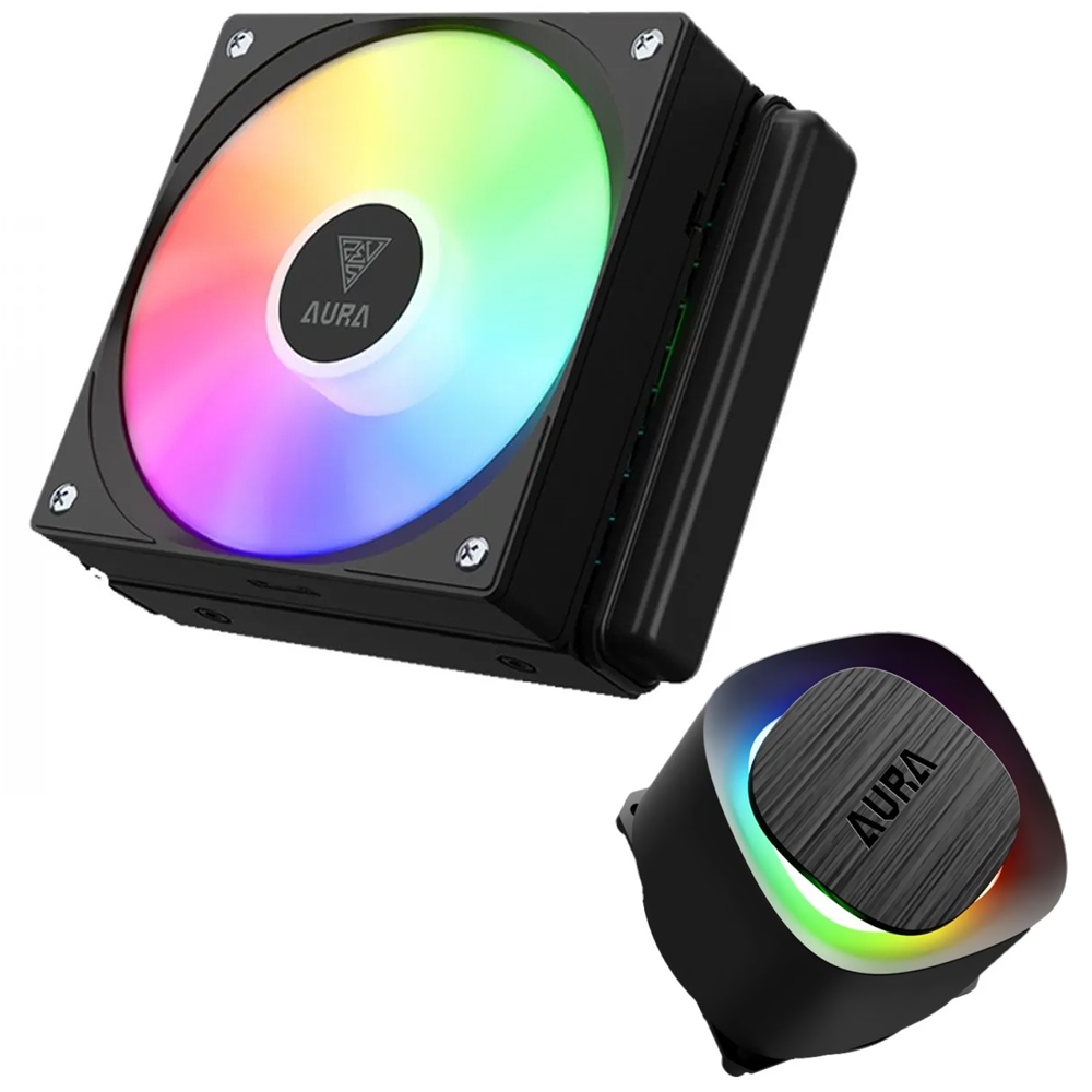 Water Cooler para Processador Gamdias Aura GL120 V2 ARGB 120MM - Preto