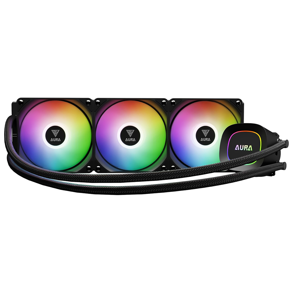 Water Cooler para Processador Gamdias Aura GL360 Lite ARGB 360MM - Preto