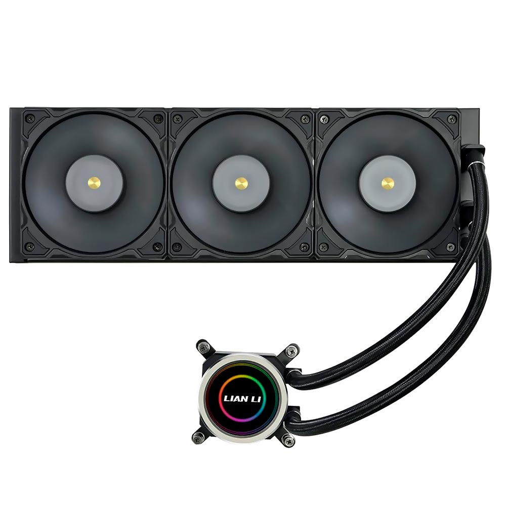 Water Cooler Para Processador Lian Li GA2P36B GA II Trinity Performance 360MM ARGB - Preto