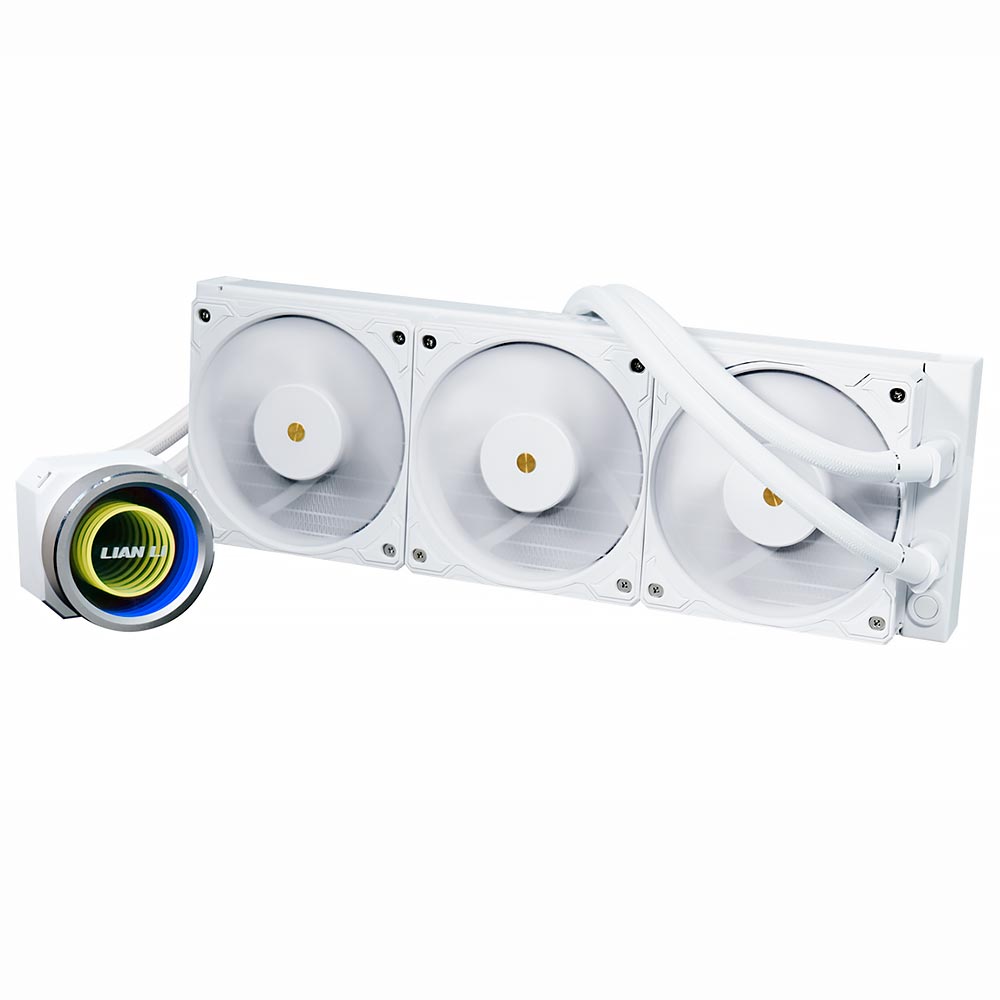 Water Cooler Para Processador Lian Li GA2P36W GA II Trinity Performance 360MM ARGB - Branco