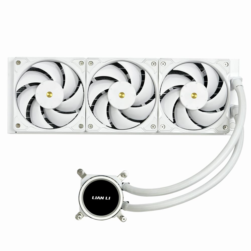 Water Cooler Para Processador Lian Li GA2P36W GA II Trinity Performance 360MM ARGB - Branco