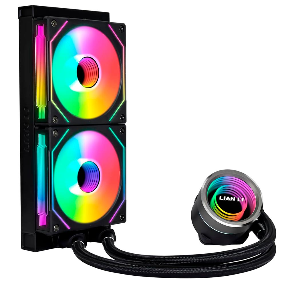 Water Cooler Para Processador Lian Li GA2T24INB GA II Trinity SL-INF 240MM ARGB - Preto