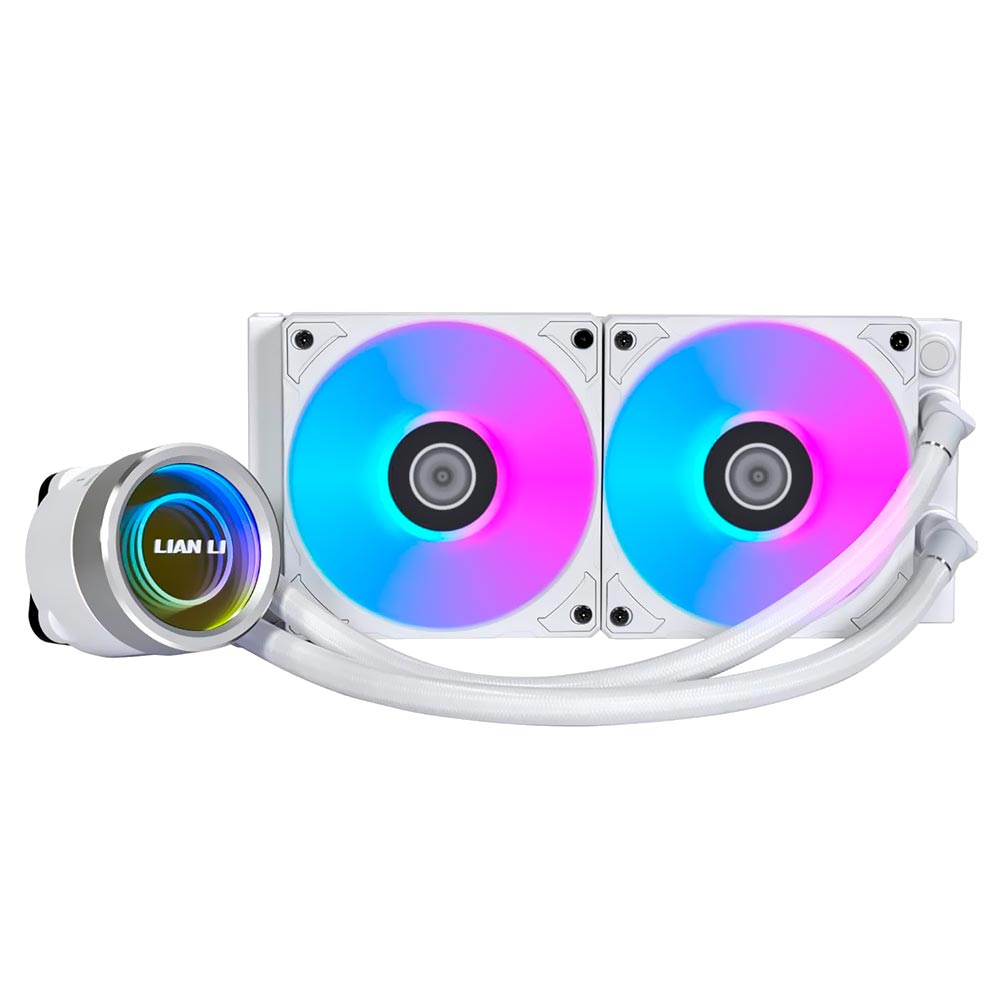 Water Cooler Para Processador Lian Li GA2T24W GA II Trinity 240MM ARGB - Branco (Recondicionado)