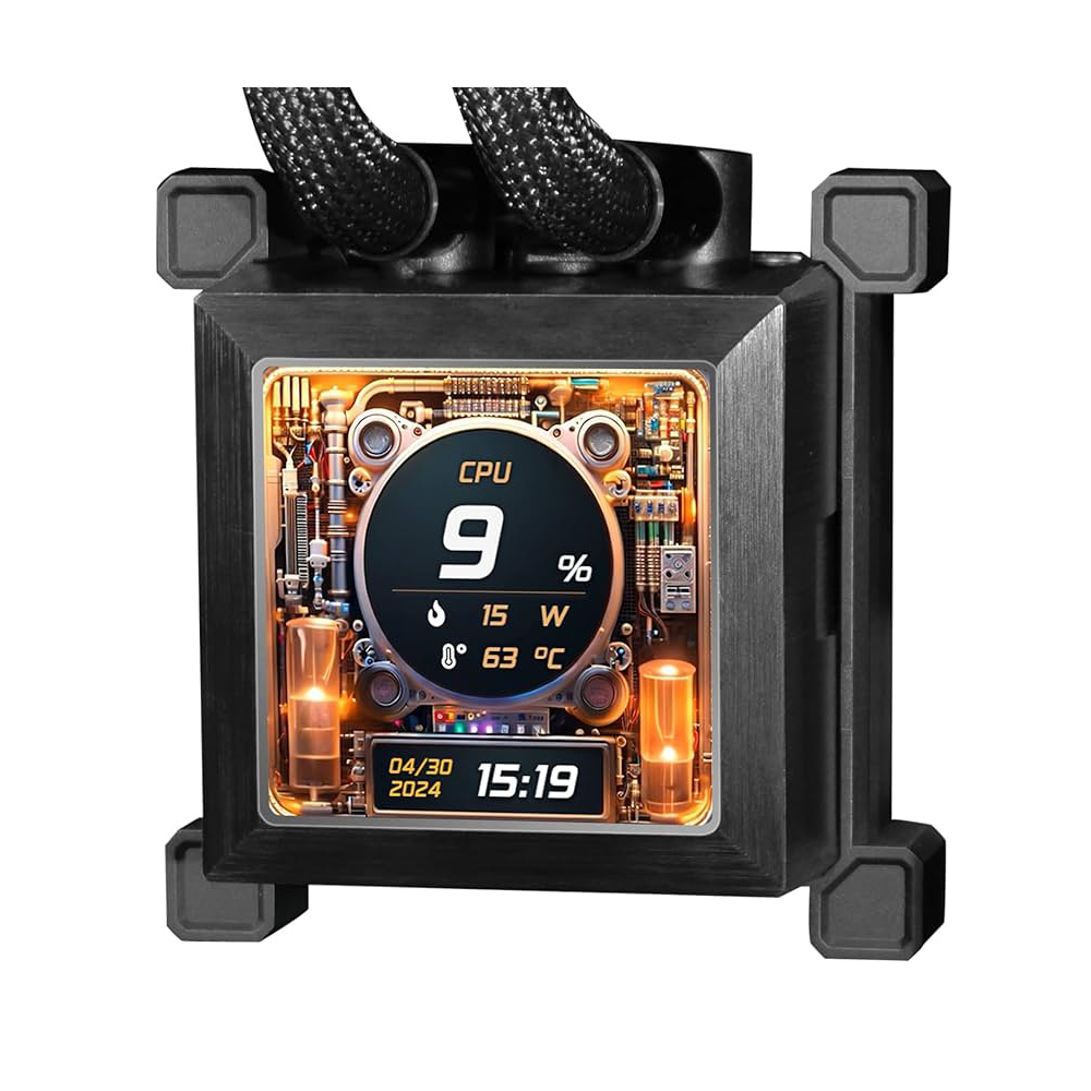 Water Cooler Para Processador Lian Li GHSLCD36NB Hydroshif LCD 360 360MM - Preto