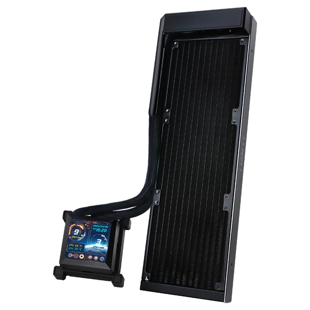 Water Cooler Para Processador Lian Li GHSLCD36NB Hydroshif LCD 360 360MM - Preto