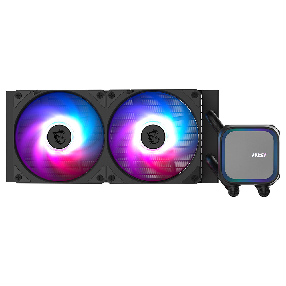 Water Cooler para Processador MSI Mag Coreliquid A13 240 Intel 1150-1851 AMD AM5-AM4 240MM - Preto
