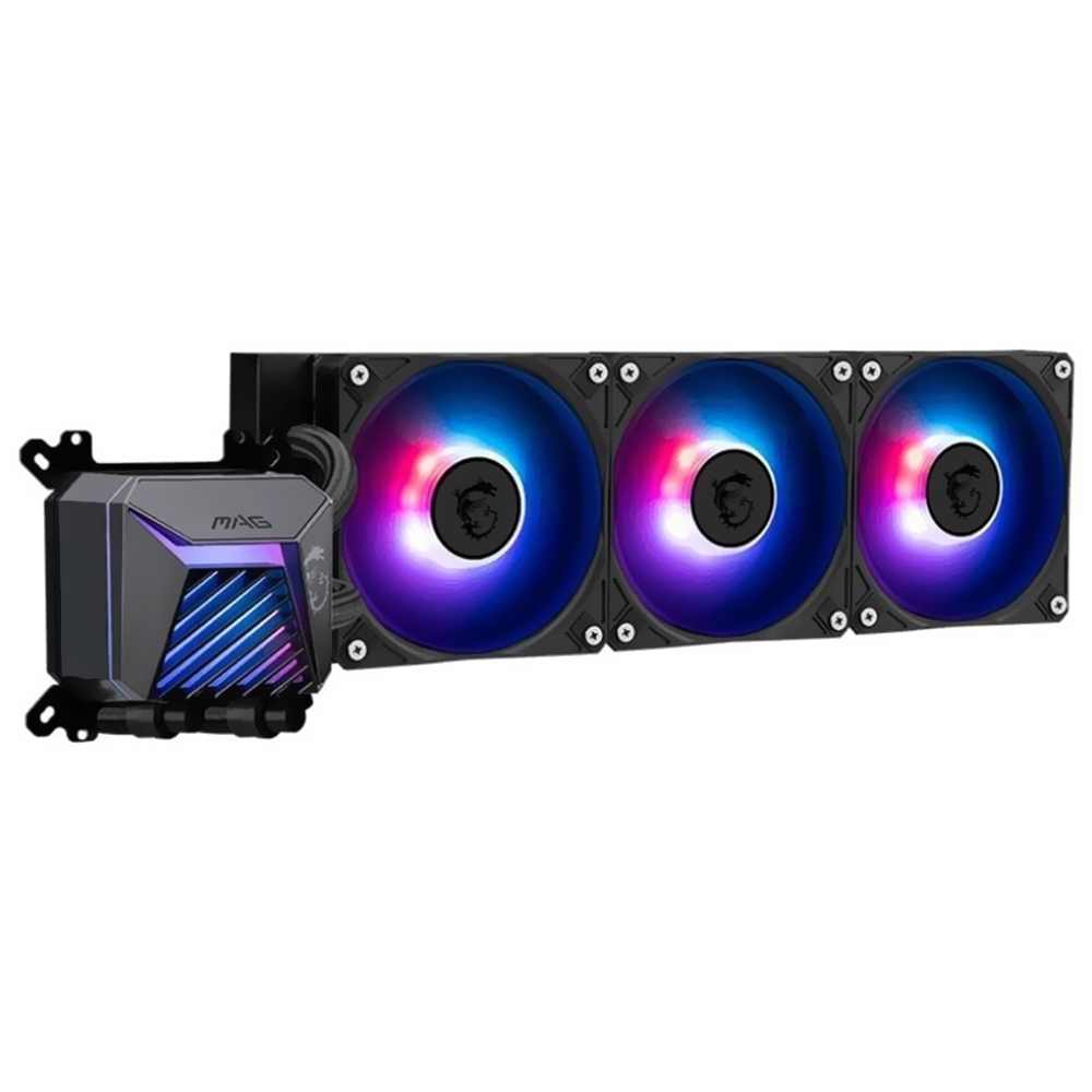 Water Cooler para Processador MSI Mag CoreLiquid A15 360 ARGB 360MM - Preto