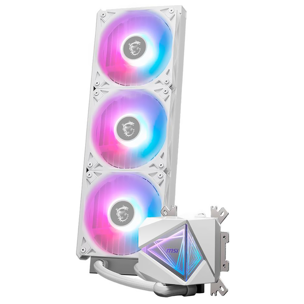 Water Cooler para Processador MSI Mag CoreLiquid I360 ARGB 360MM - Branco