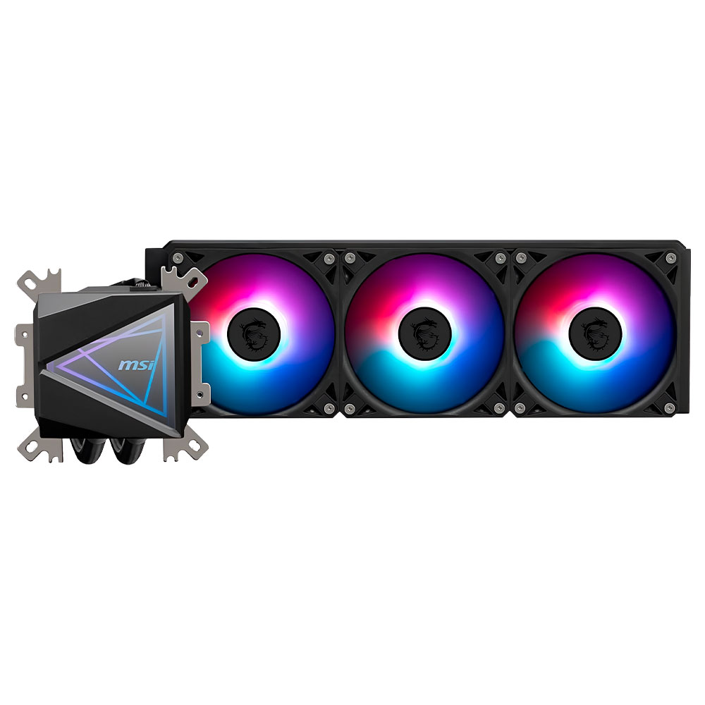 Water Cooler para Processador MSI Mag Coreliquid I360 Intel 1150-1851 AMD AM5-AM4 ARGB 360MM - Preto