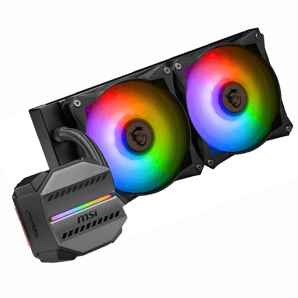 Water Cooler para Processador MSI Mag Coreliquid M240 Intel 1150-1700-2066 AMD AM5-AM4 - Preto