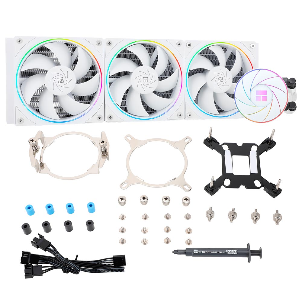 Water Cooler para Processador Thermalright Aqua Elite 360 V2 White ARGB 360MM - Branco
