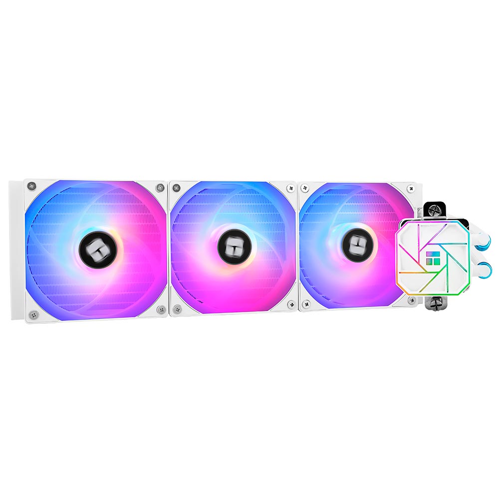Water Cooler para Processador Thermalright Aqua Elite 360 V3 White ARGB 360MM - Branco
