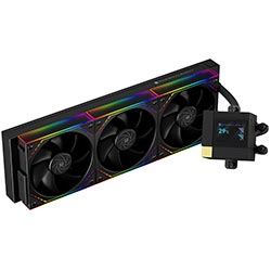 Water Cooler para Processador Thermalright Core Matrix 360 Vision ARGB Black 360MM - Preto