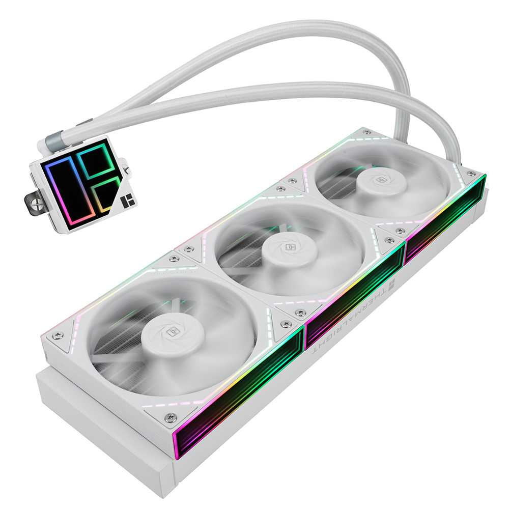 Water Cooler para Processador Thermalright Frozen Infinity 360 White ARGB 360MM - Branco