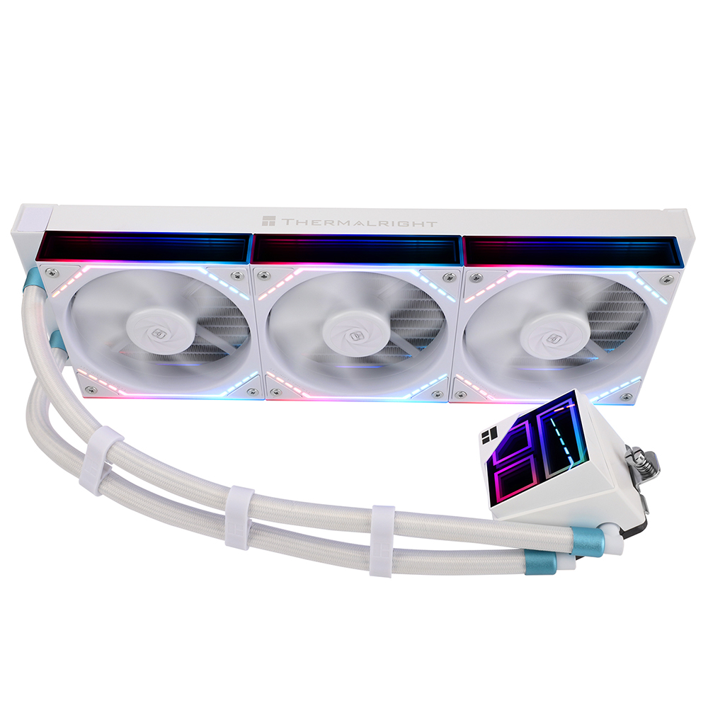 Water Cooler para Processador Thermalright Frozen Infinity 360 White ARGB 360MM - Branco