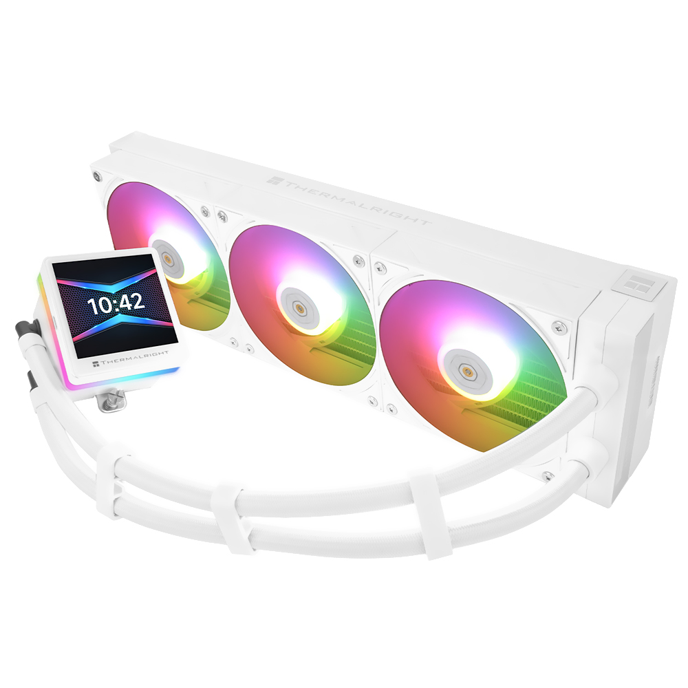 Water Cooler para Processador Thermalright Grand Vision 360 White ARGB 360MM - Branco