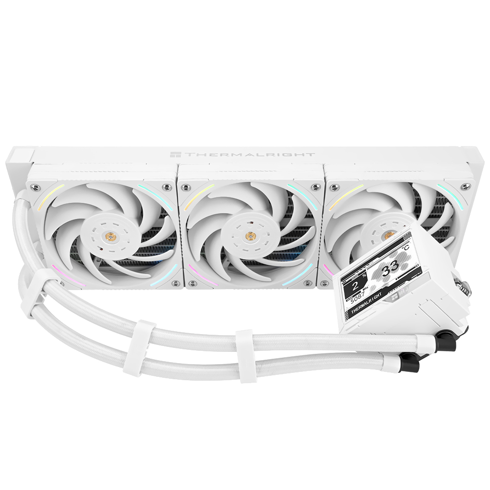 Water Cooler para Processador Thermalright Mjolnir Vision 360 UB Pro ARGB White 360MM - Branco