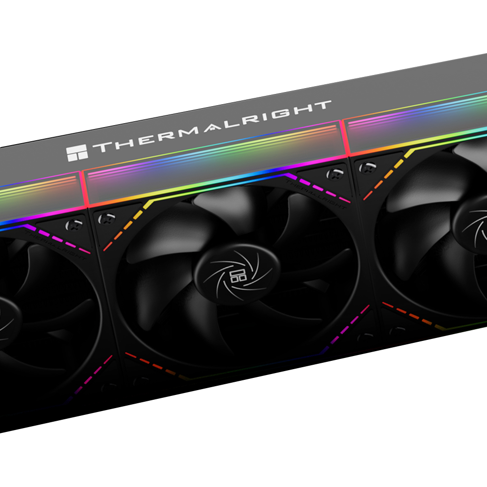 Water Cooler para Processador Thermalright Peerless Vision 360 ARGB Black 360MM - Preto