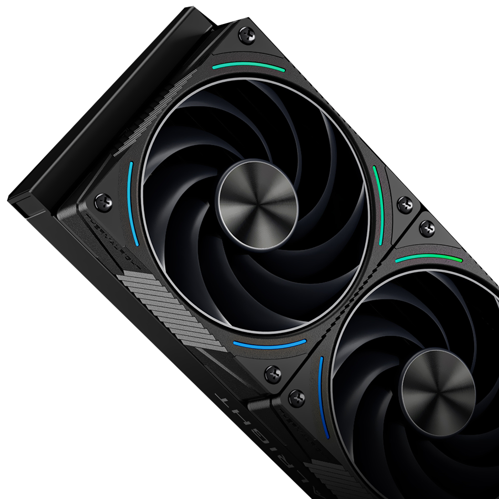 Water Cooler para Processador Thermalright Rainbow Vision 360 Turbo ARGB Black 360MM - Preto