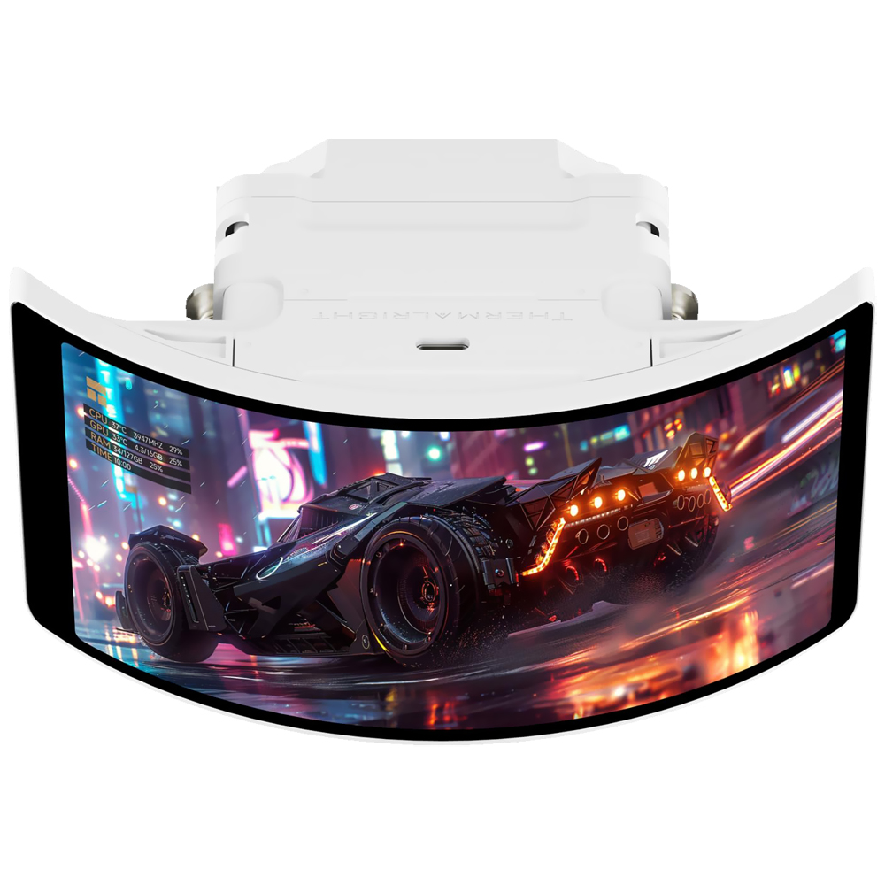 Water Cooler para Processador Thermalright Rainbow Vision 360 Turbo ARGB White 360MM - Branco