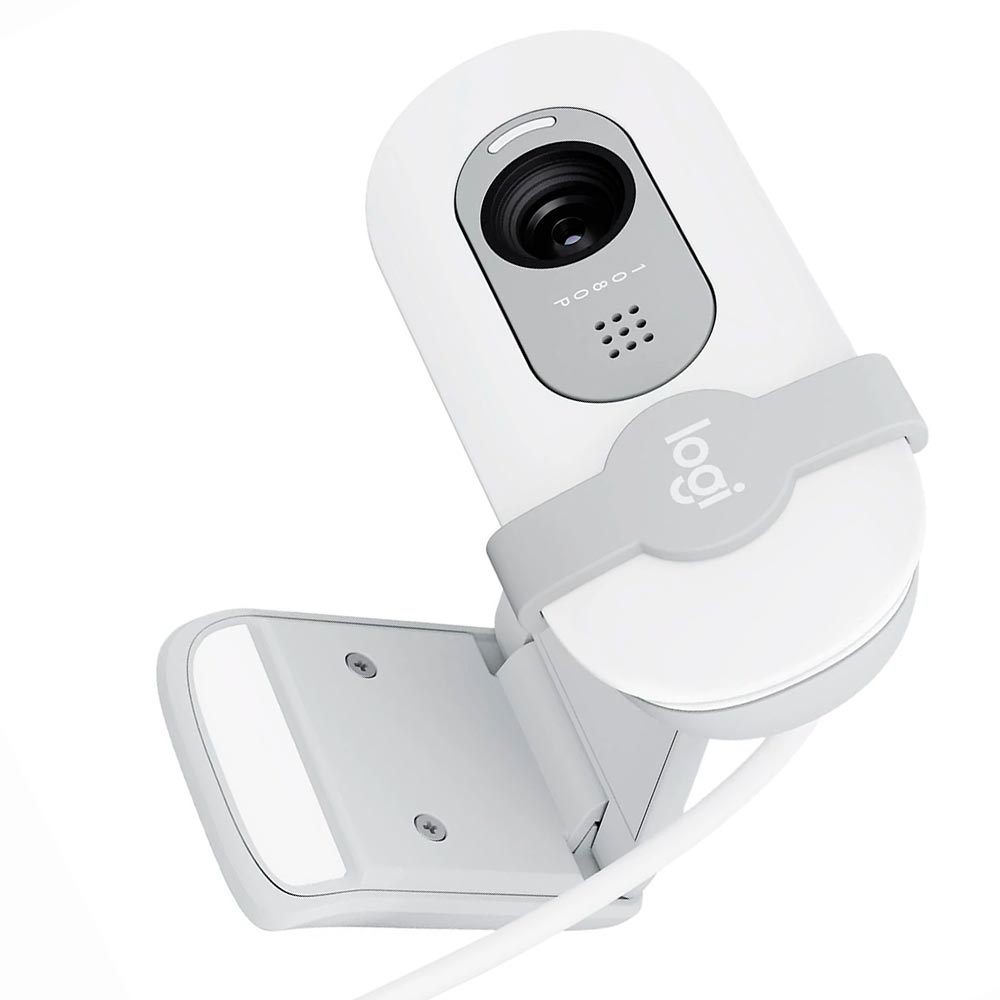 Webcam Logitech Brio 100 1080P / FHD - Branco (960-001615)