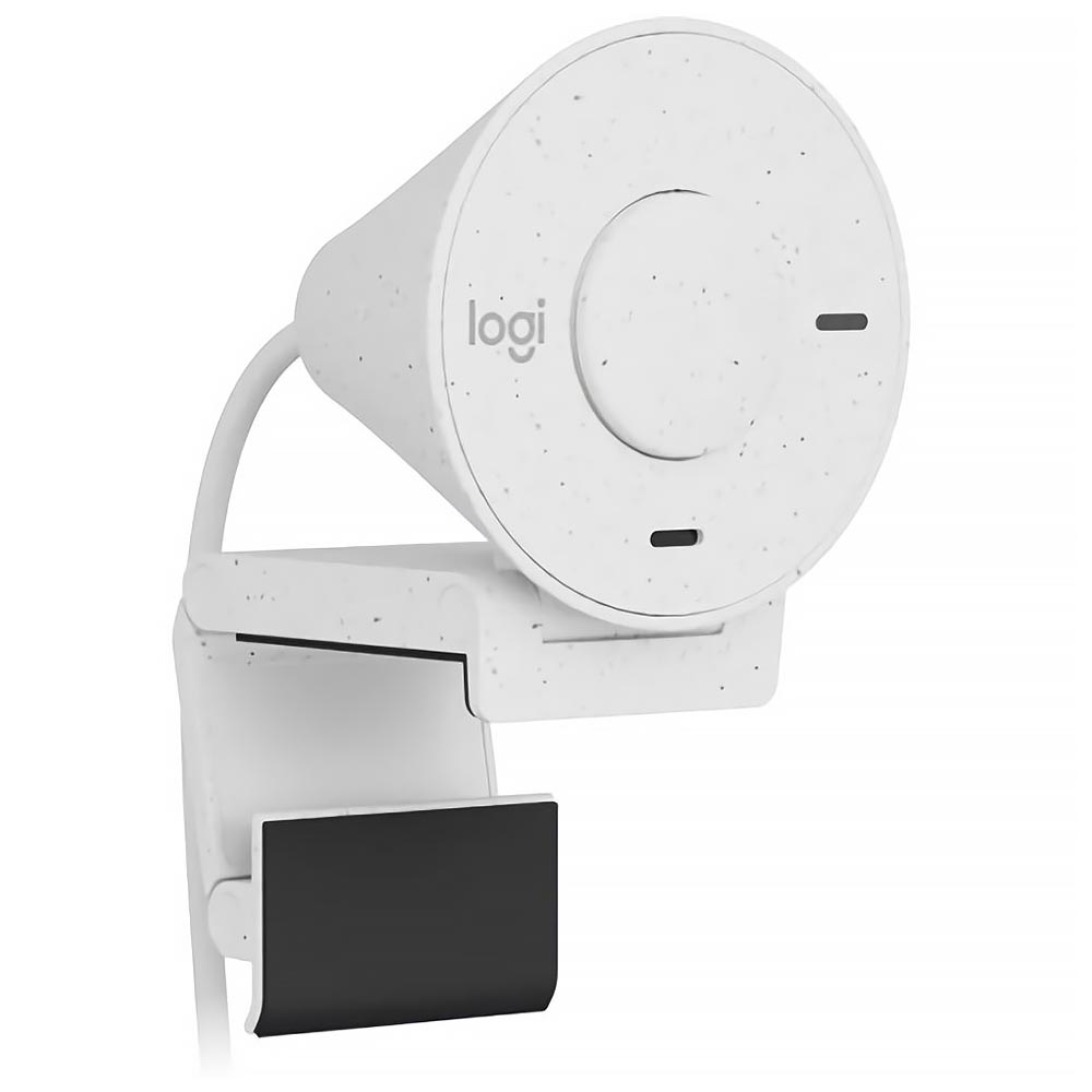 Webcam Logitech Brio 300 1080P / FHD - Branco (960-001440)