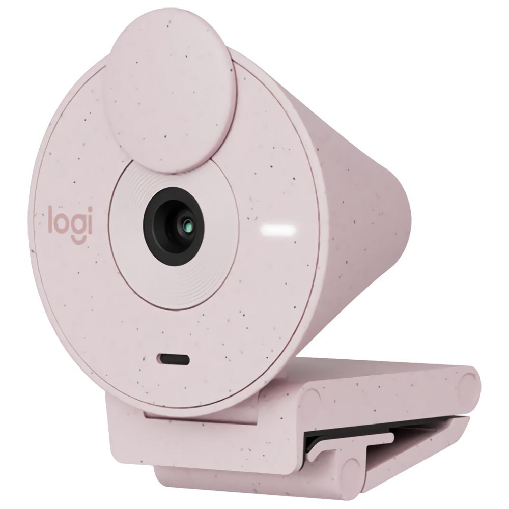 Webcam Logitech Brio 300 1080P / FHD - Rosa (960-001446)