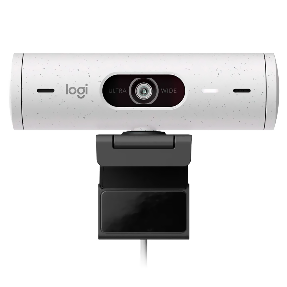 Webcam Logitech Brio 500 1080P / FHD - Branco (960-001426)