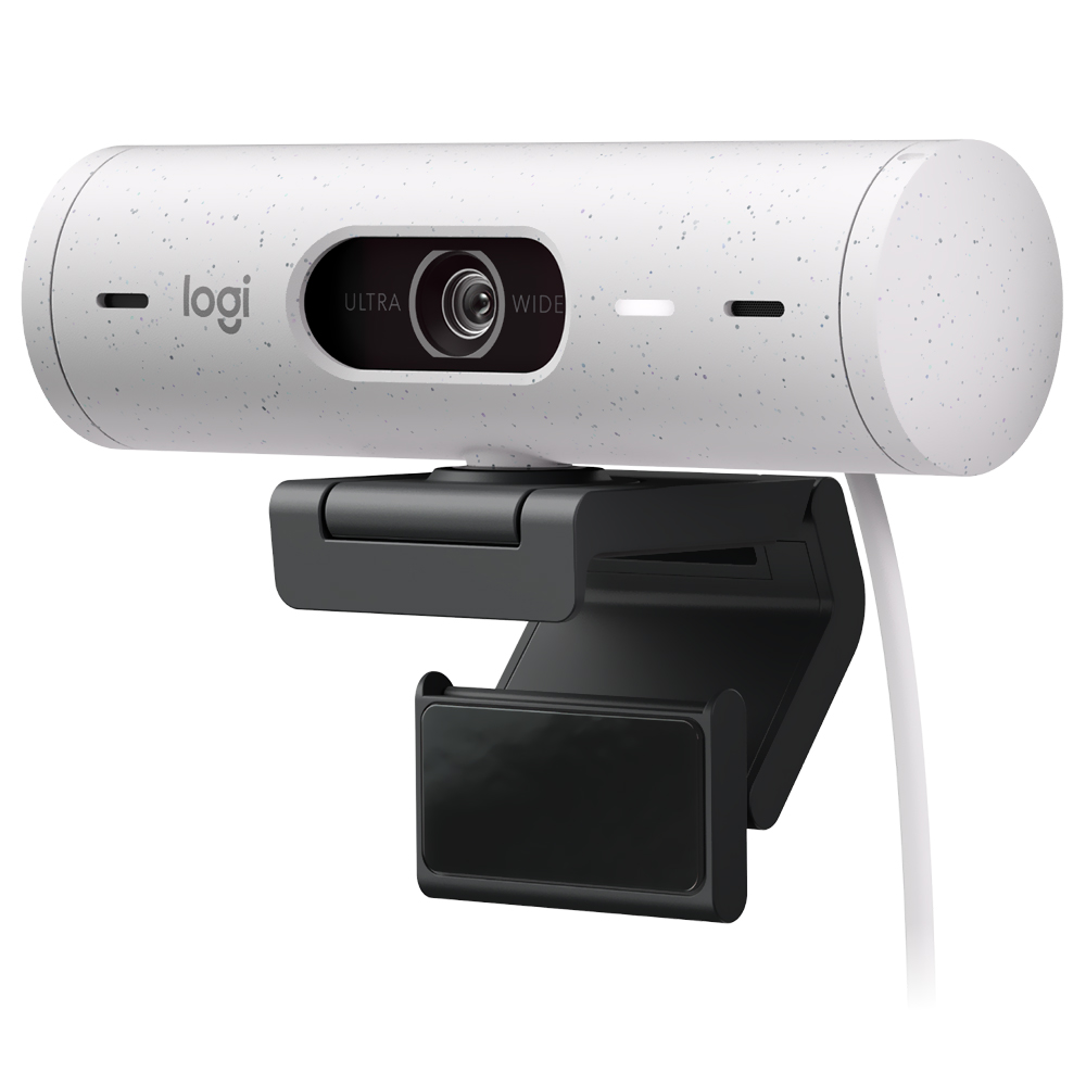 Webcam Logitech Brio 500 1080P / FHD - Branco (960-001426)