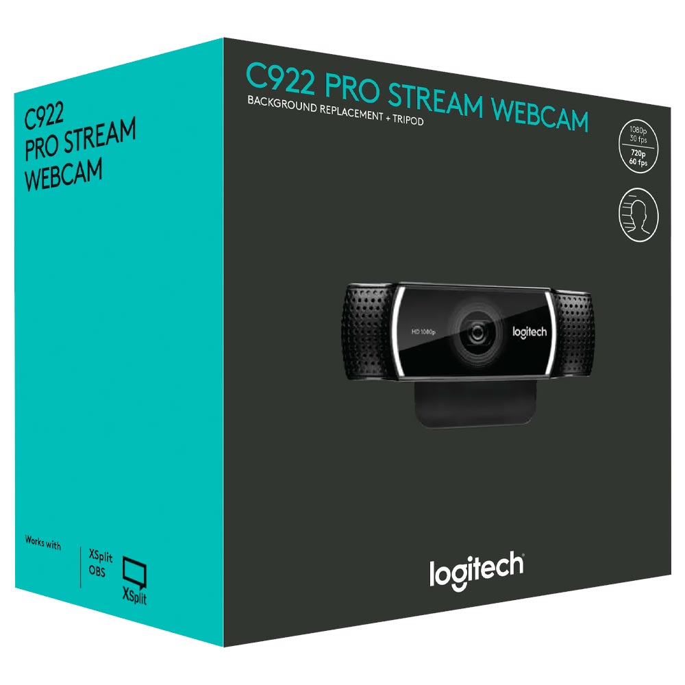 Webcam Logitech C922 Pro HD Stream 1080P / FHD - 960-001087